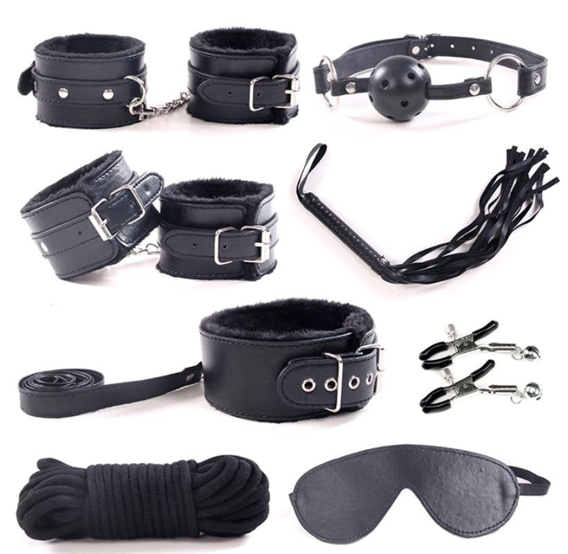 SET DE BDSM BONDAGE. EROTICO 8 PCS