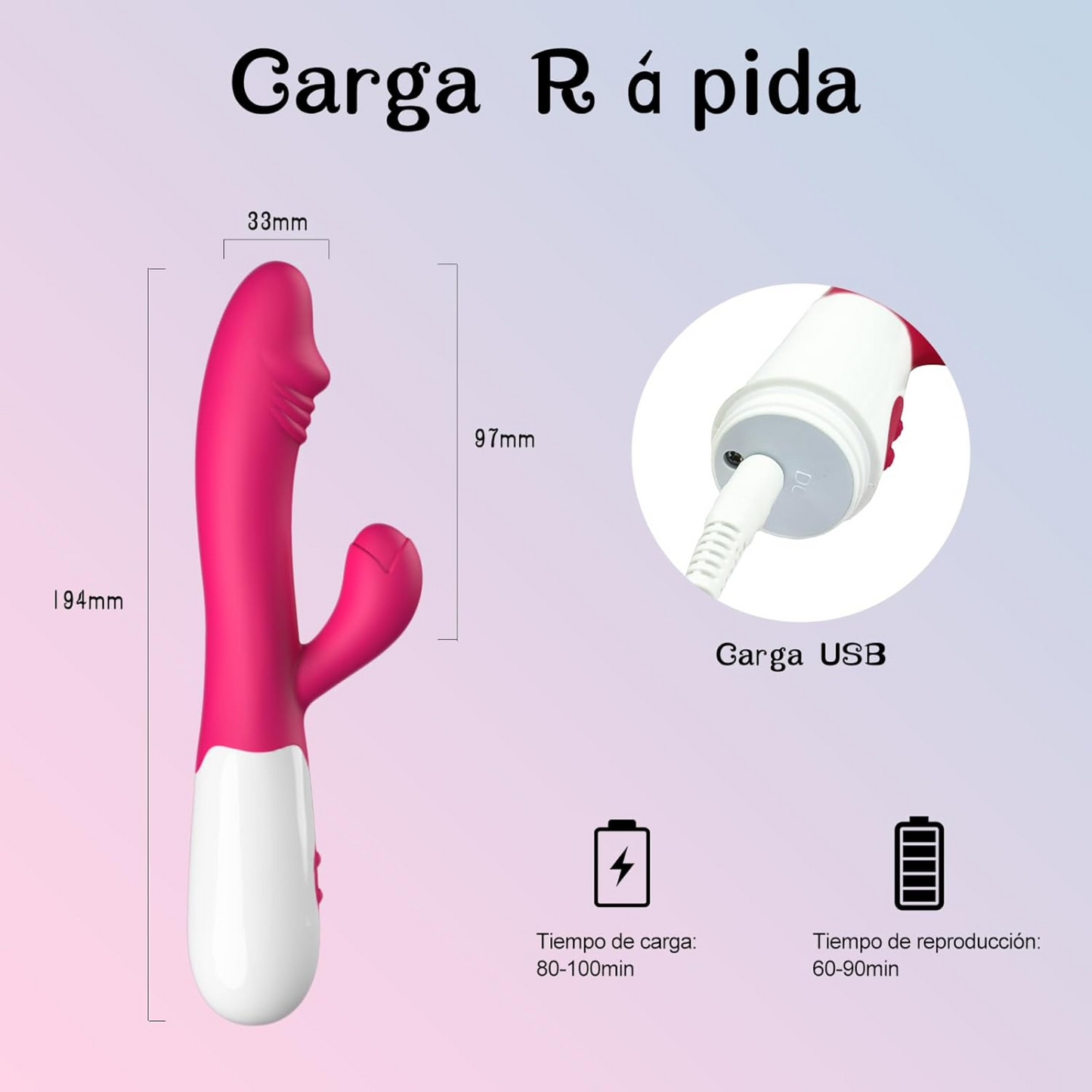 Vibrador Estimulador Punto G Clitoris