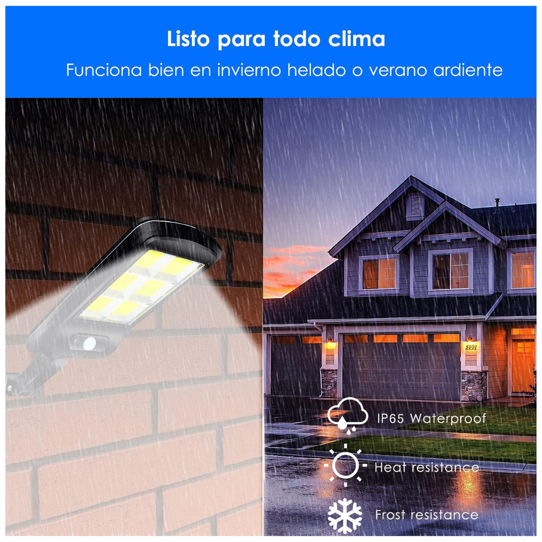 Foco Solar Recargable De Poste 28CM 4W