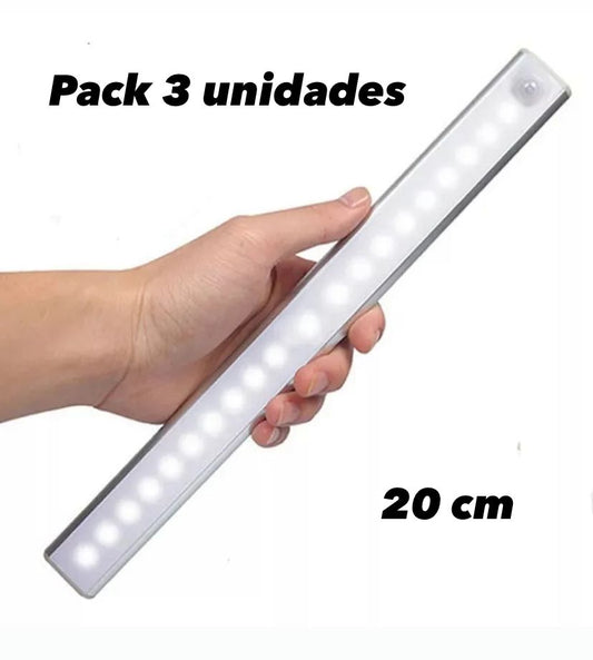 Pack 3 luces LED 20 cm