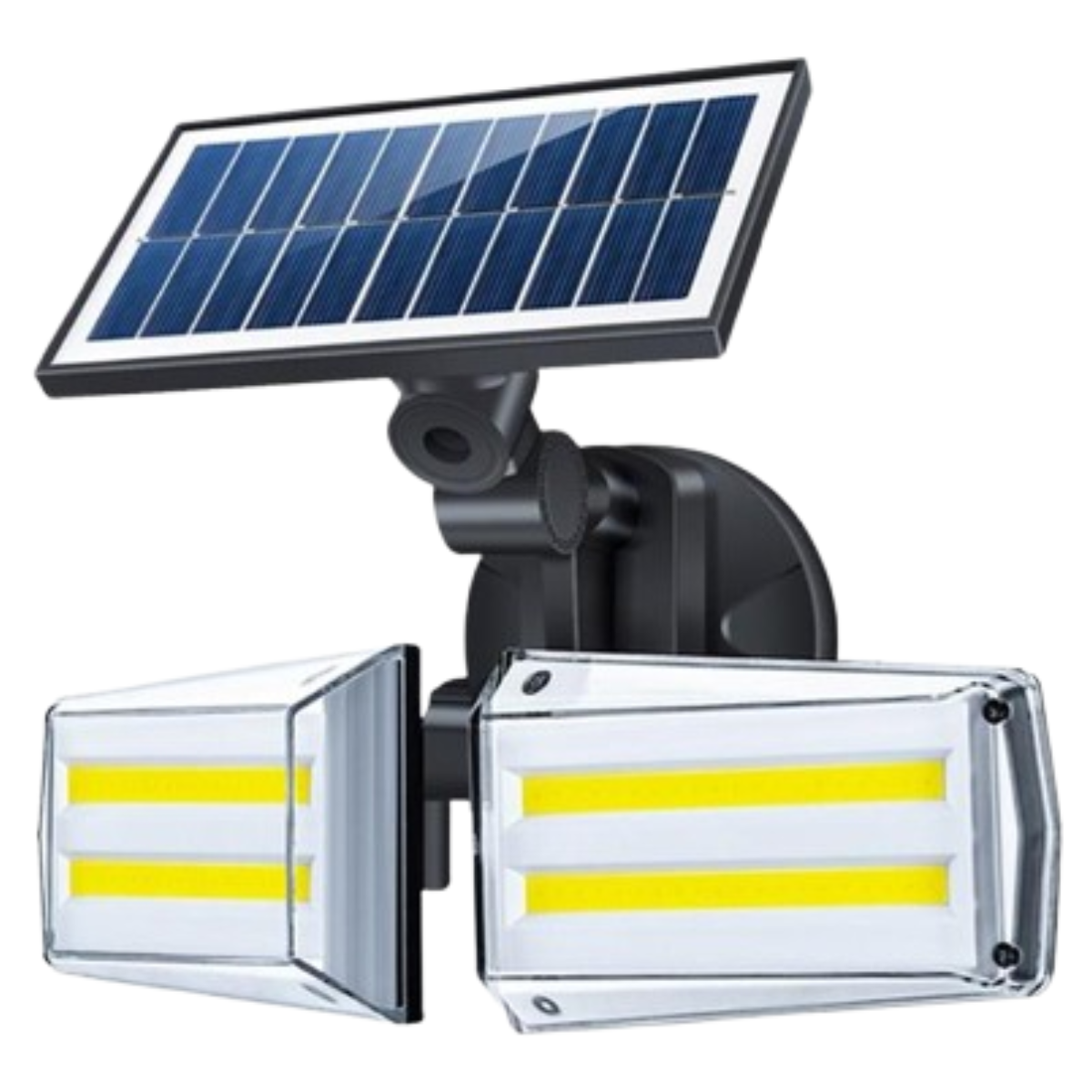 Doble Lampara Ancha LED Solar